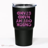 Check Out My Handstand Funny Gymnastics Gift Tumbler thumb 0