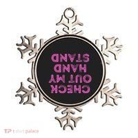 Check Out My Handstand Funny Gymnastics Gift Ornament thumb 0