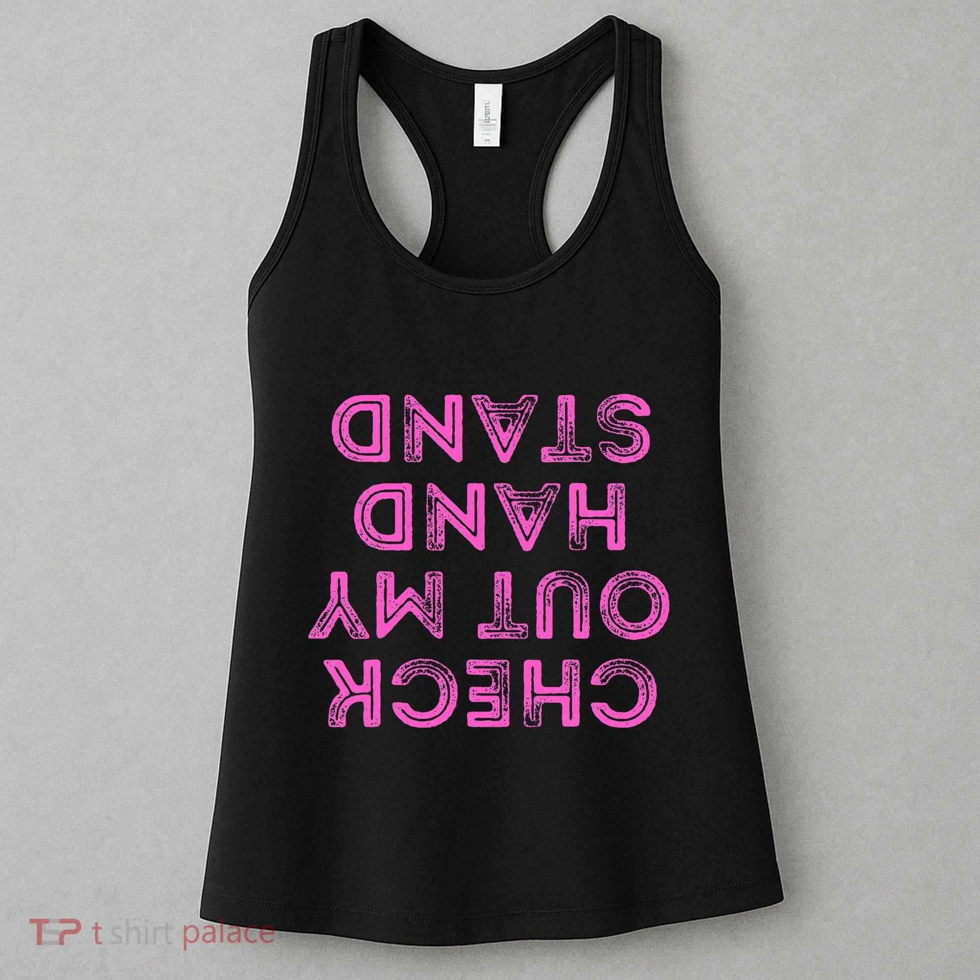 Check Out My Handstand Funny Gymnastics Gift Women's Tank Top