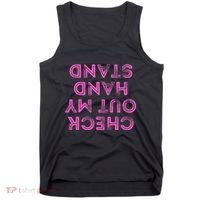 Check Out My Handstand Funny Gymnastics Gift Tank Top thumb 0