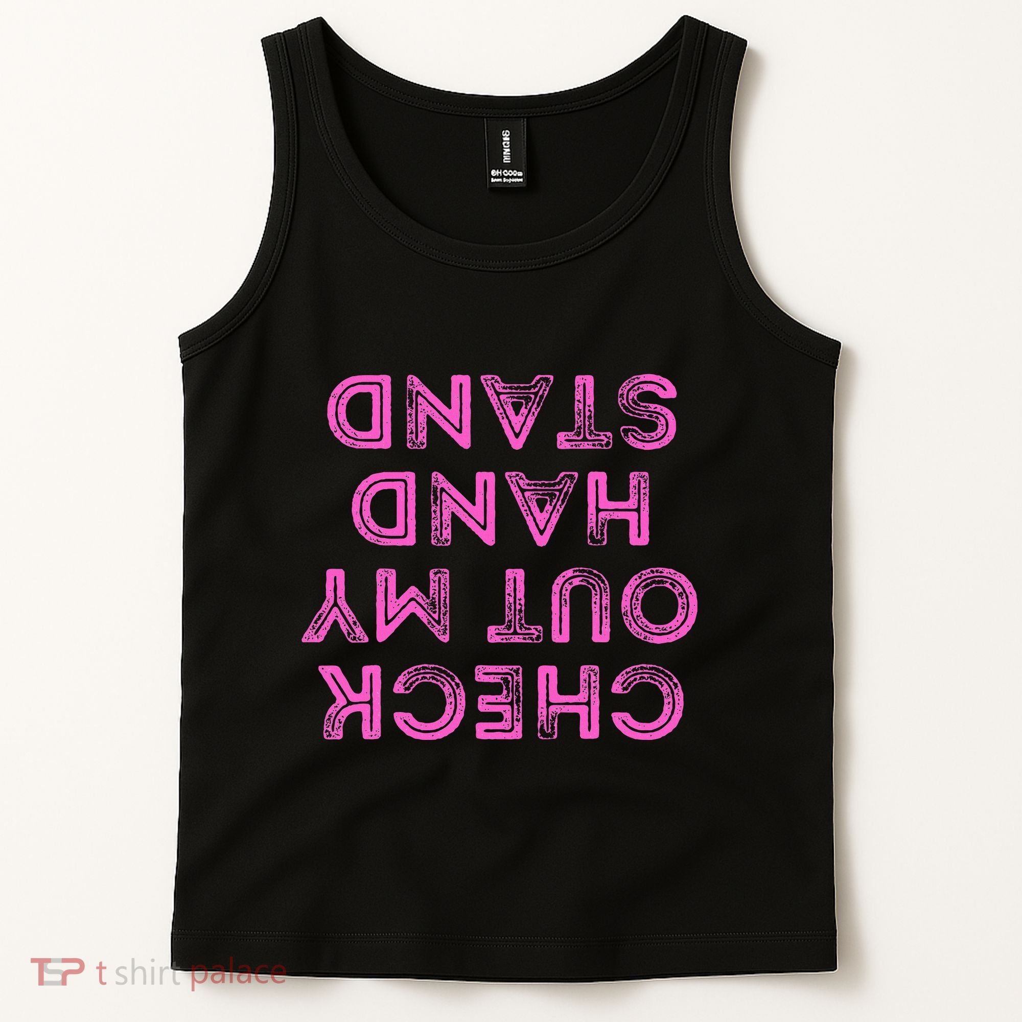 Check Out My Handstand Funny Gymnastics Gift Tank Top