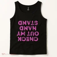 Check Out My Handstand Funny Gymnastics Gift Tank Top thumb 2
