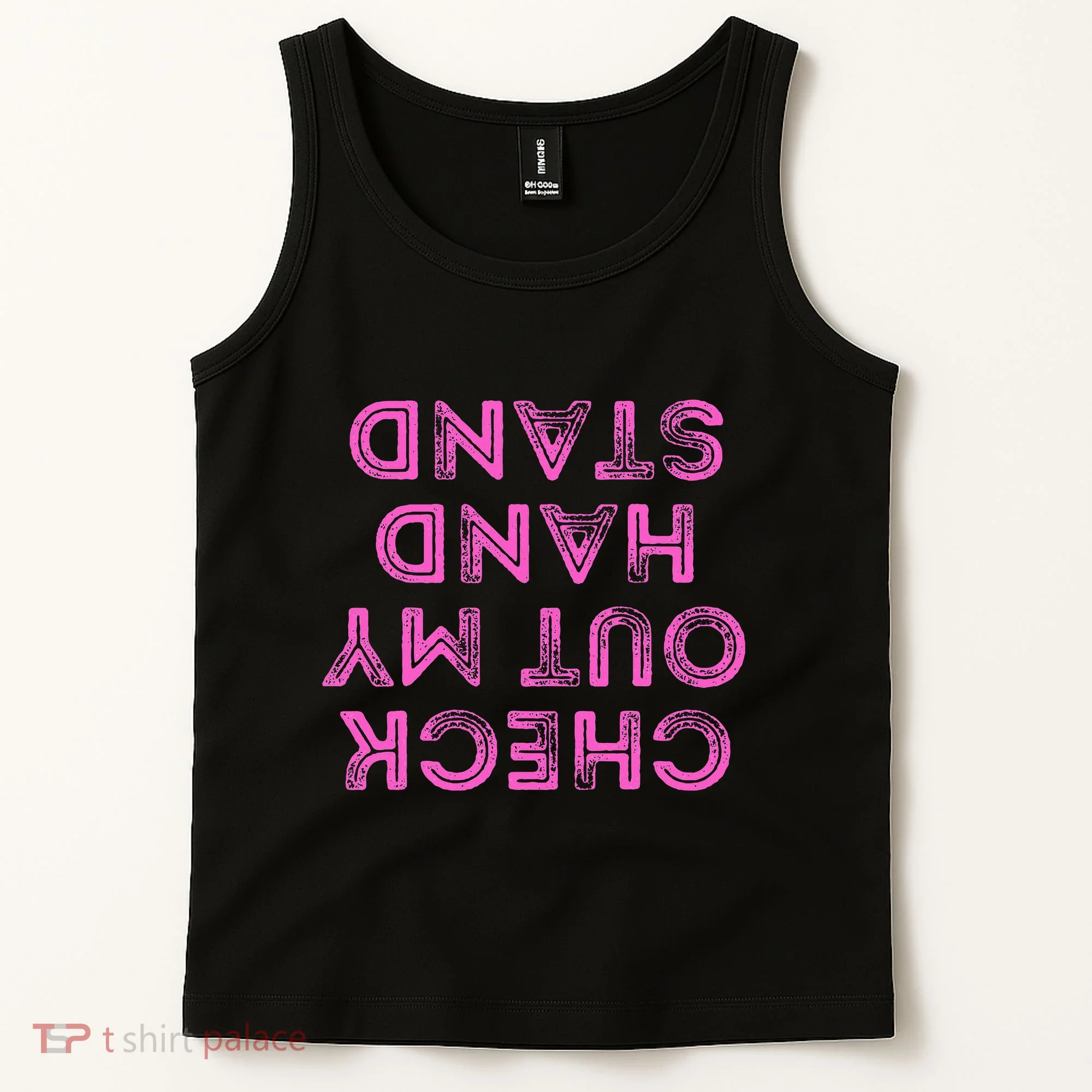 Check Out My Handstand Funny Gymnastics Gift Tank Top