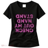 Check Out My Handstand Funny Gymnastics Gift Women's T-Shirt thumb 0