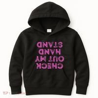 Check Out My Handstand Funny Gymnastics Gift Kids Hoodie thumb 0