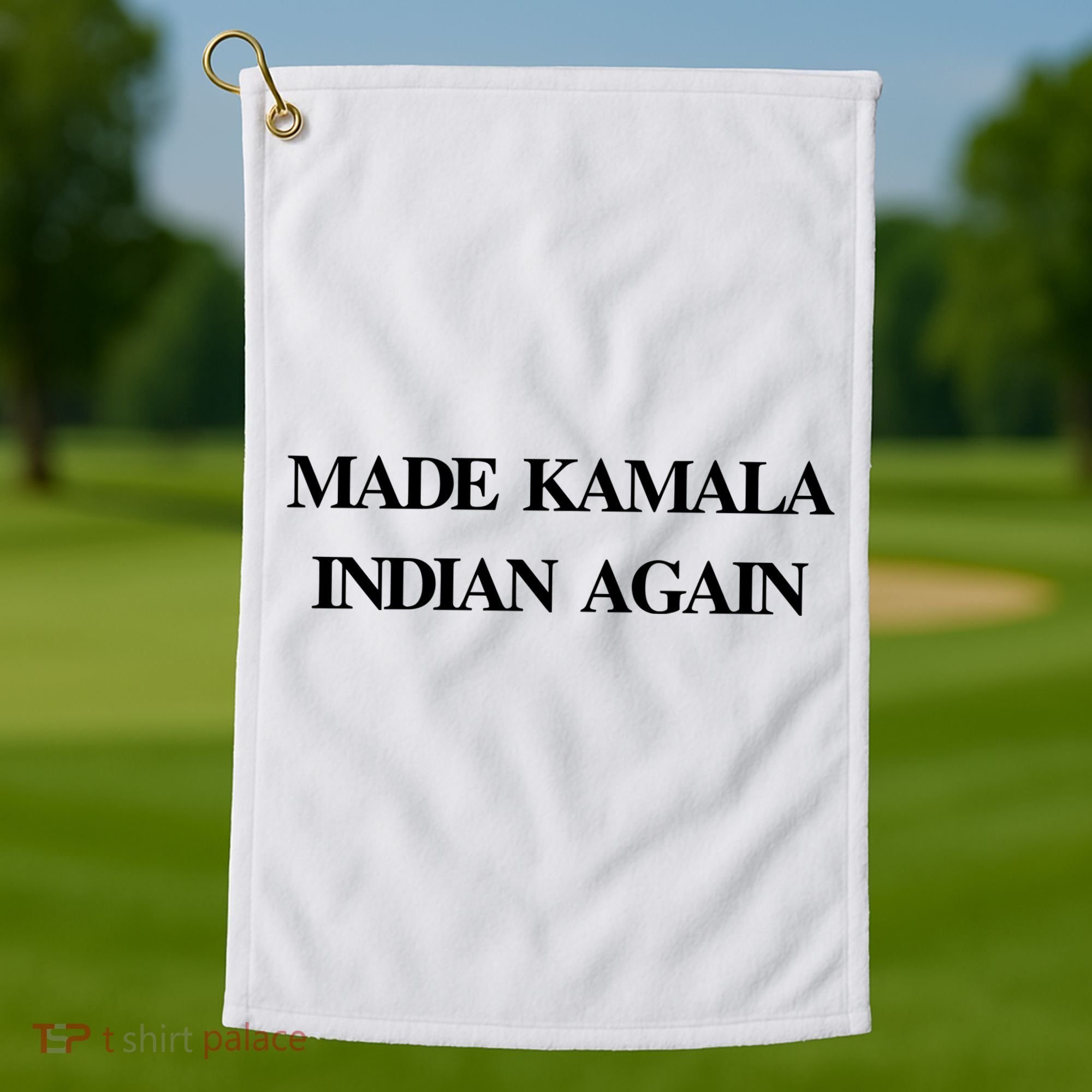 Candace Owens Made Kamala Indian Again Golf Towel