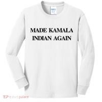 Candace Owens Made Kamala Indian Again Kids Long Sleeve Shirt thumb 0