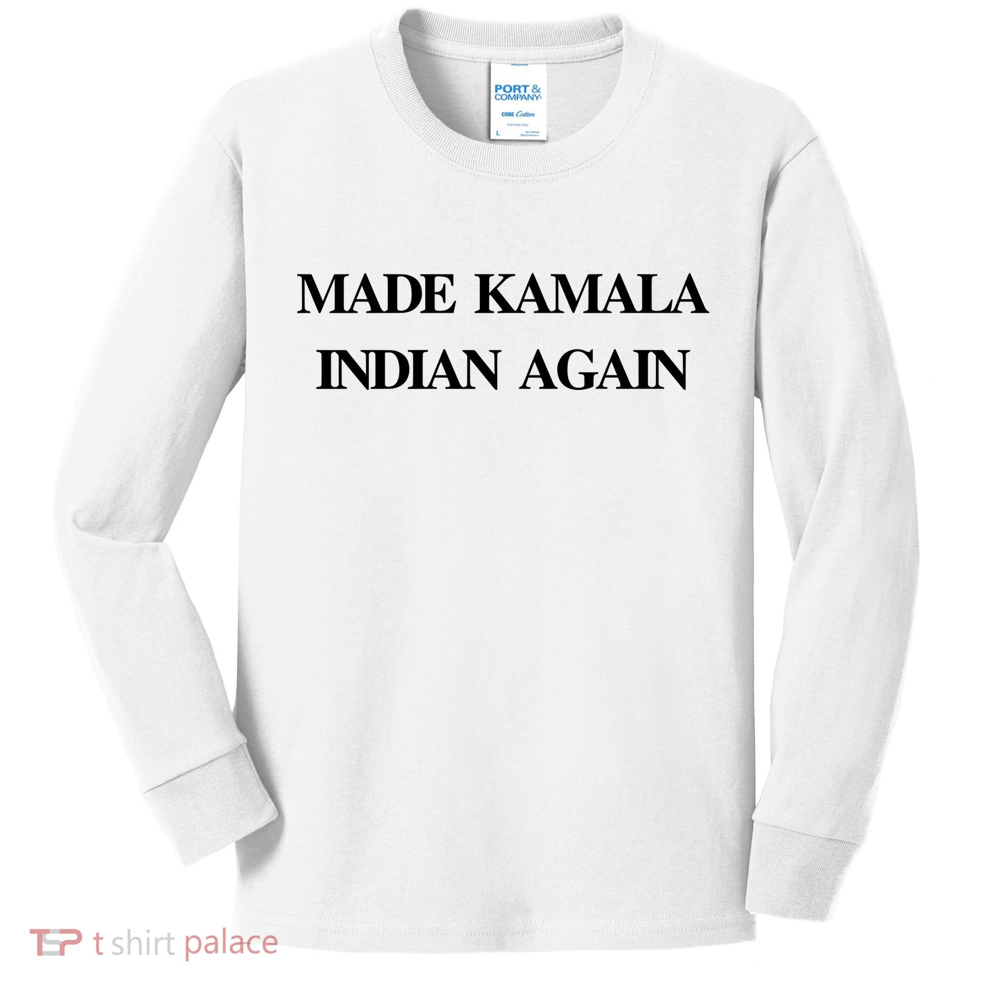 Candace Owens Made Kamala Indian Again Kids Long Sleeve Shirt