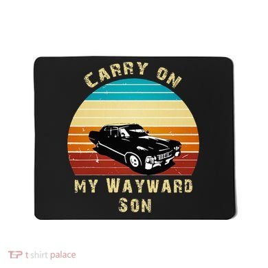 Carry On My Wayward Son Vintage Mousepad