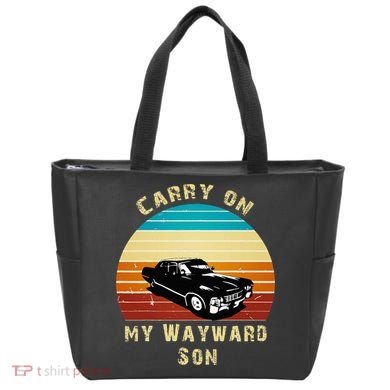 Carry On My Wayward Son Vintage Tote Bag
