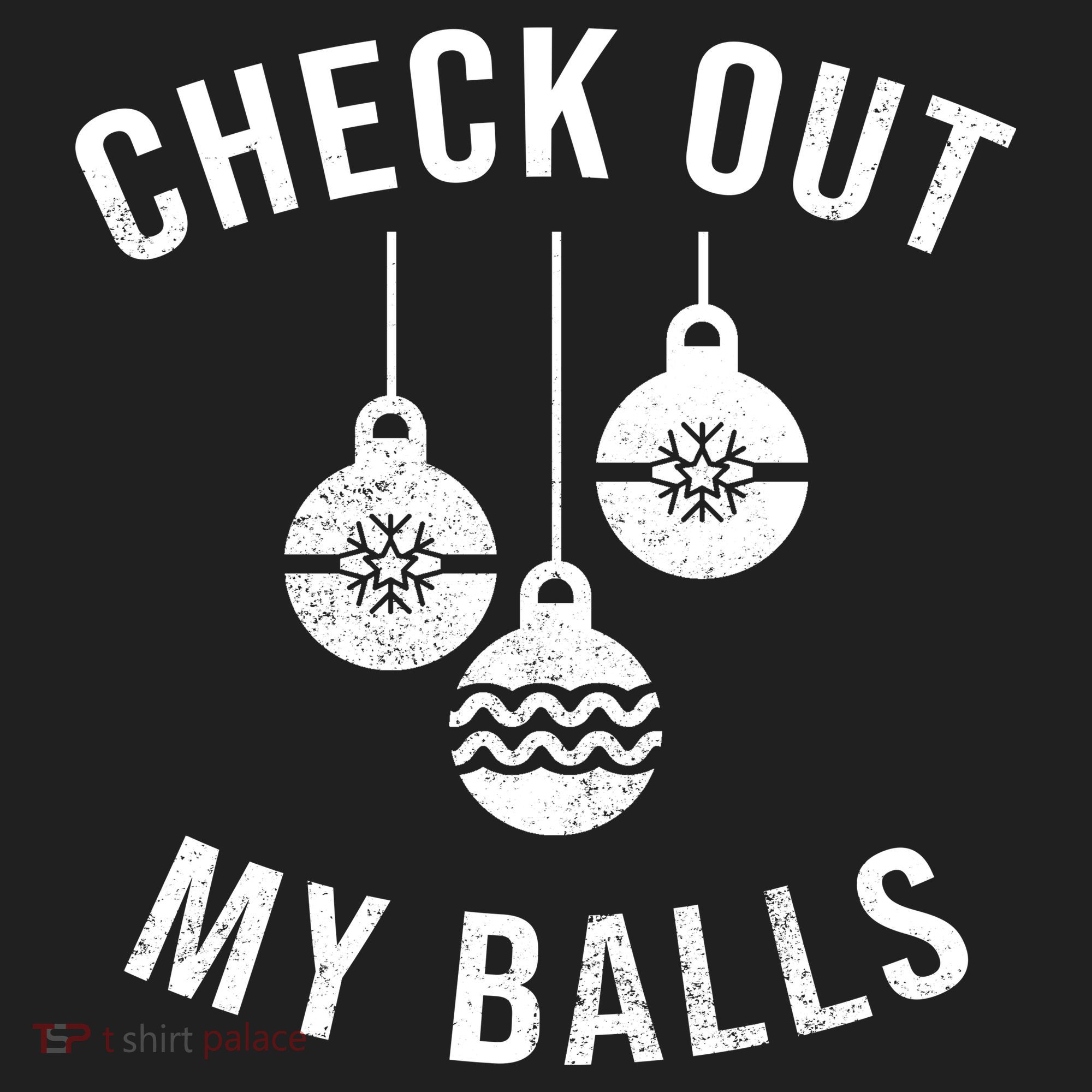 Checkout Out My Balls Funny XMas Christmas Beanie