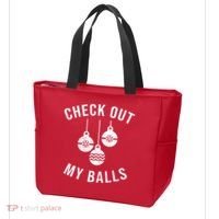 Checkout Out My Balls Funny XMas Christmas Tote Bag thumb 3
