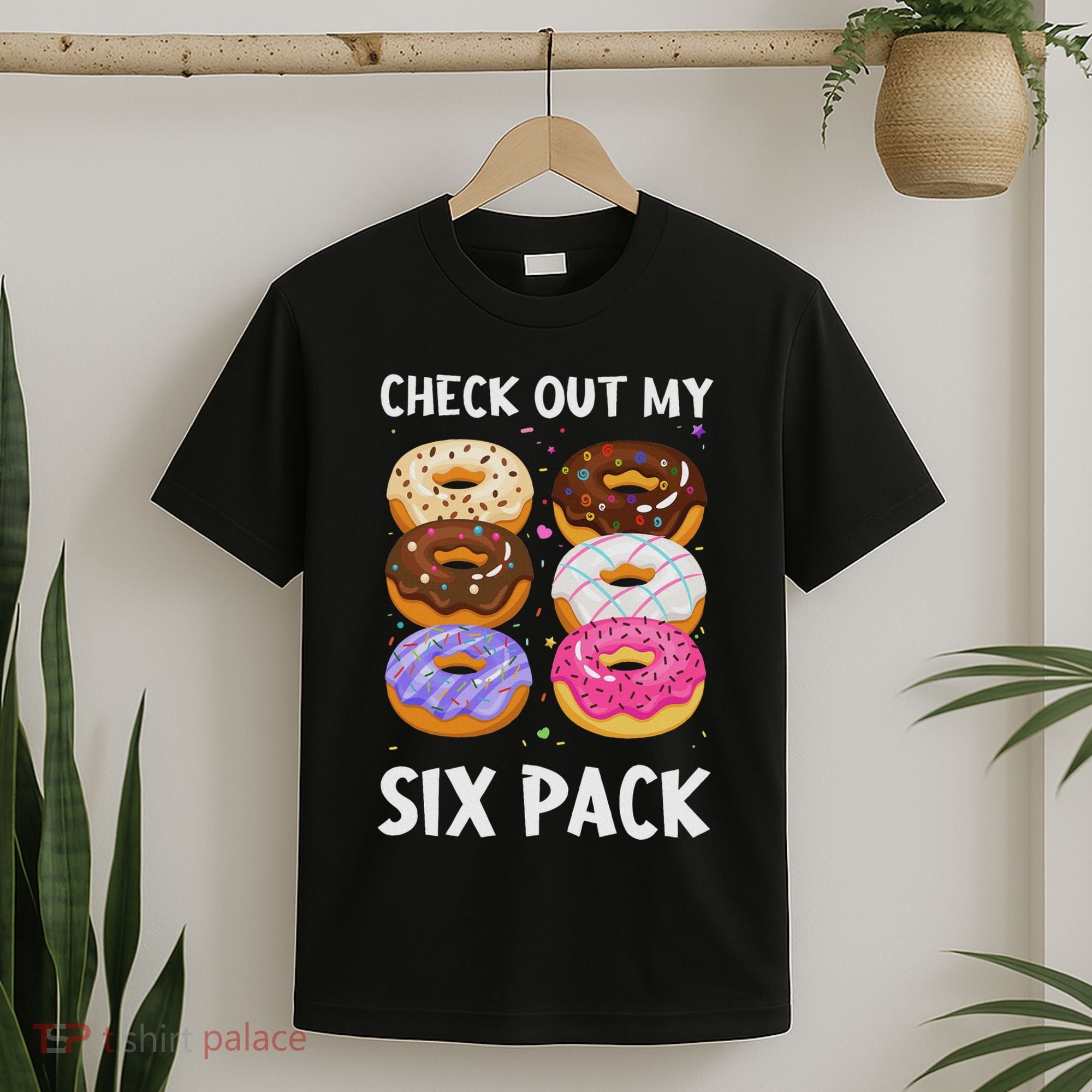 Check Out My Six Pack Donut Funny Gym T-Shirt