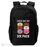 Check Out My Six Pack Donut Funny Gym Backpack thumb 0