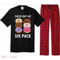 Check Out My Six Pack Donut Funny Gym Pajama Set thumb 0