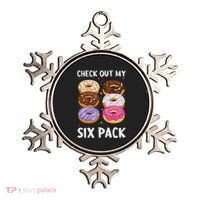 Check Out My Six Pack Donut Funny Gym Ornament thumb 0