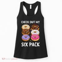 Check Out My Six Pack Donut Funny Gym Women's Tank Top thumb 0