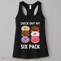 Check Out My Six Pack Donut Funny Gym Women's Tank Top thumb 3