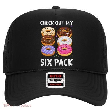 Check Out My Six Pack Donut Funny Gym Hat