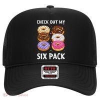 Check Out My Six Pack Donut Funny Gym Hat thumb 0