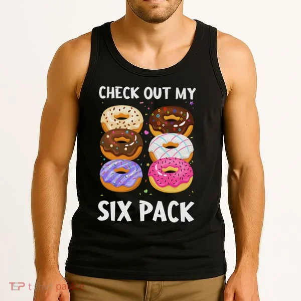 Check Out My Six Pack Donut Funny Gym Tank Top