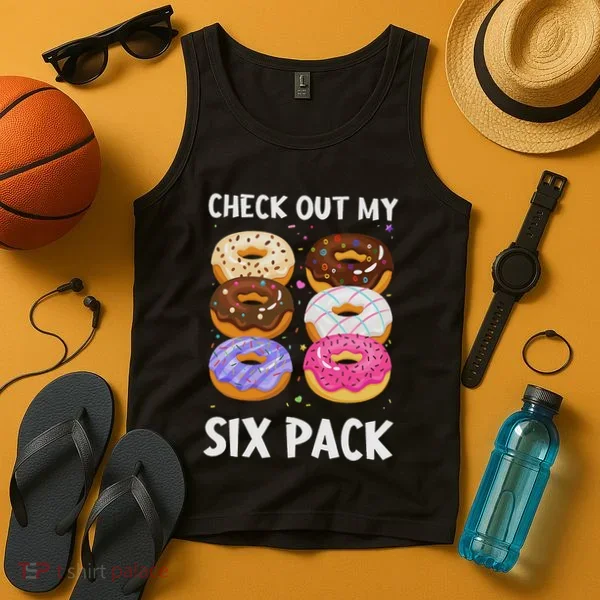 Check Out My Six Pack Donut Funny Gym Tank Top