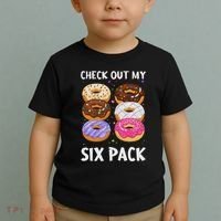 Check Out My Six Pack Donut Funny Gym Toddler T-Shirt thumb 2