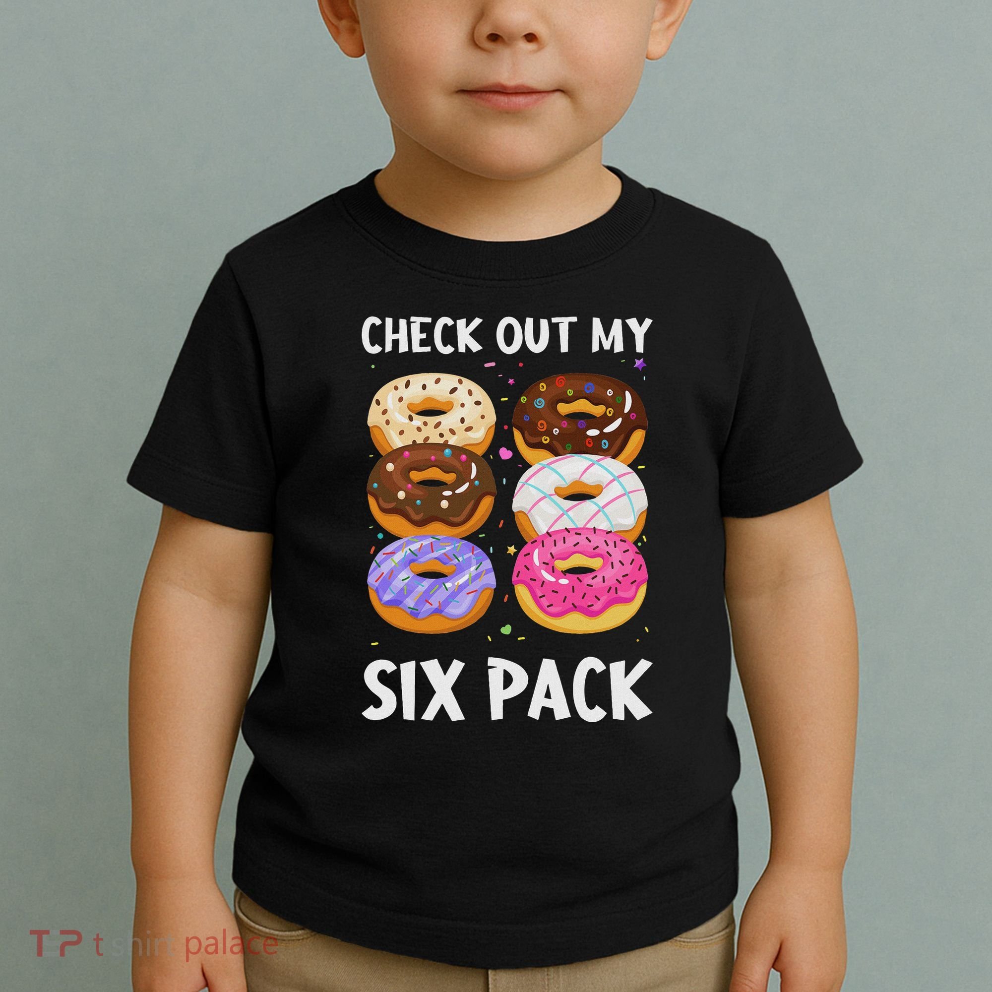 Check Out My Six Pack Donut Funny Gym Toddler T-Shirt
