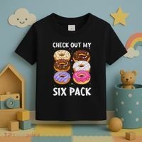 Check Out My Six Pack Donut Funny Gym Toddler T-Shirt thumb 3