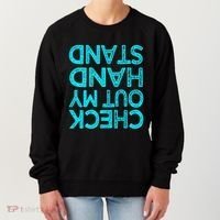 Check Out My Handstand Funny Gymnastics Gift Women's Sweatshirt thumb 0