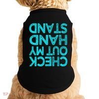 Check Out My Handstand Funny Gymnastics Gift Doggie Tank thumb 0
