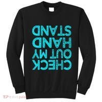 Check Out My Handstand Funny Gymnastics Gift Sweatshirt thumb 0