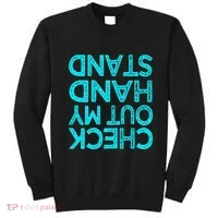Check Out My Handstand Funny Gymnastics Gift Sweatshirt thumb 0