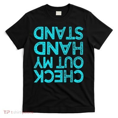 Check Out My Handstand Funny Gymnastics Gift T-Shirt