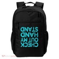 Check Out My Handstand Funny Gymnastics Gift Backpack thumb 0