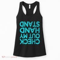Check Out My Handstand Funny Gymnastics Gift Women's Tank Top thumb 0