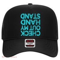 Check Out My Handstand Funny Gymnastics Gift Hat thumb 0