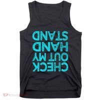 Check Out My Handstand Funny Gymnastics Gift Tank Top thumb 0