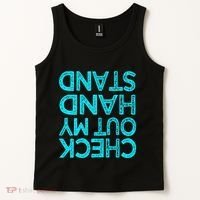 Check Out My Handstand Funny Gymnastics Gift Tank Top thumb 2