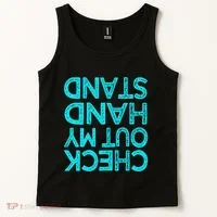 Check Out My Handstand Funny Gymnastics Gift Tank Top thumb 2