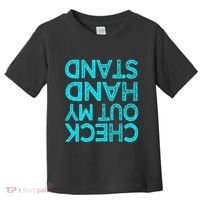 Check Out My Handstand Funny Gymnastics Gift Toddler T-Shirt thumb 0