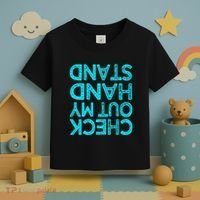 Check Out My Handstand Funny Gymnastics Gift Toddler T-Shirt thumb 3