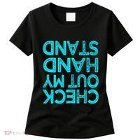 Check Out My Handstand Funny Gymnastics Gift Women's T-Shirt thumb 0