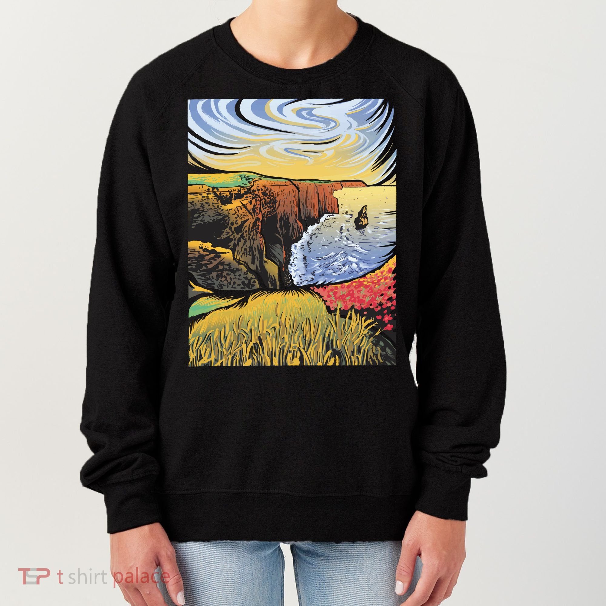Cliffs Of Moher Landscape Nature Women's Sweatshirt