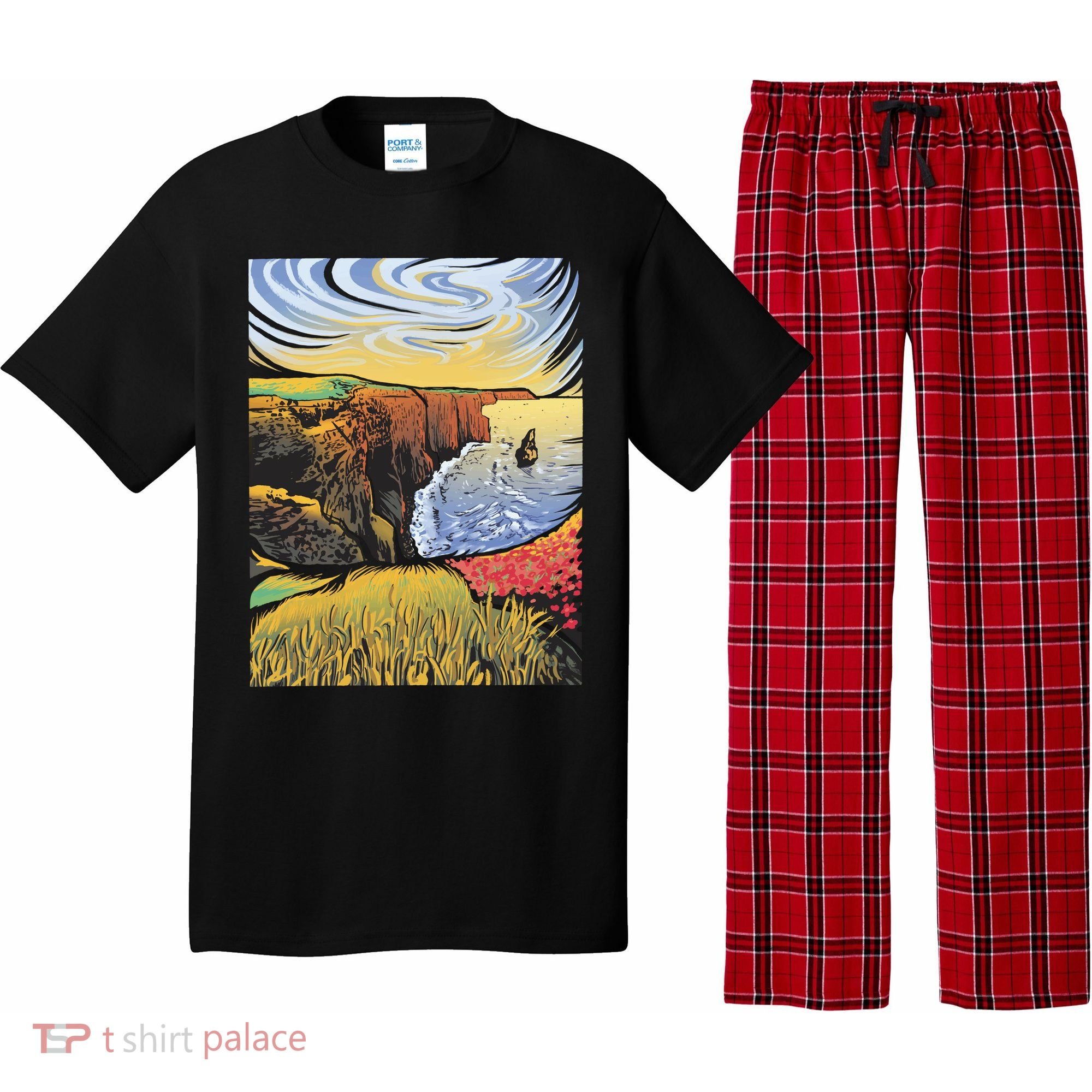 Cliffs Of Moher Landscape Nature Pajama Set