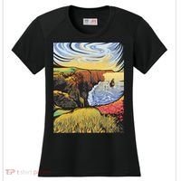 Cliffs Of Moher Landscape Nature Women's Cooling Performance Crew T-Shirt thumb 0