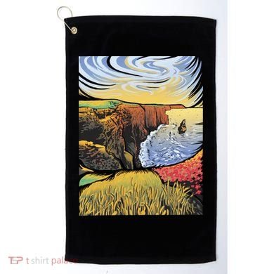 Cliffs Of Moher Landscape Nature Golf Towel