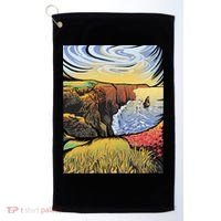 Cliffs Of Moher Landscape Nature Golf Towel thumb 0