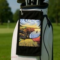 Cliffs Of Moher Landscape Nature Golf Towel thumb 2