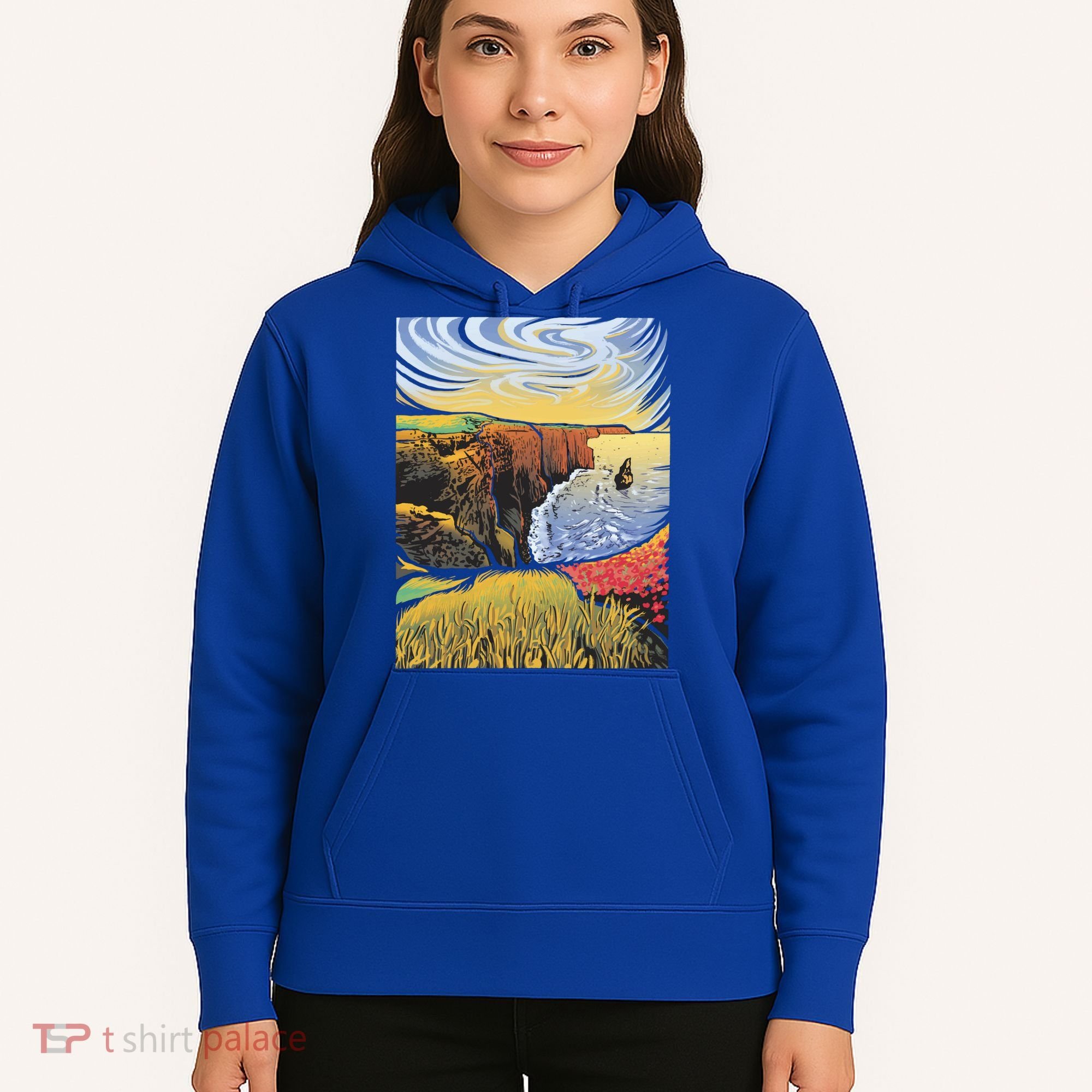 Cliffs Of Moher Landscape Nature Hoodie